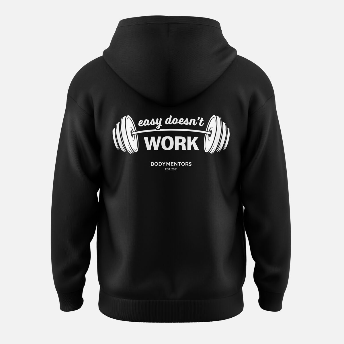 EDW Hoodie in Deep Black