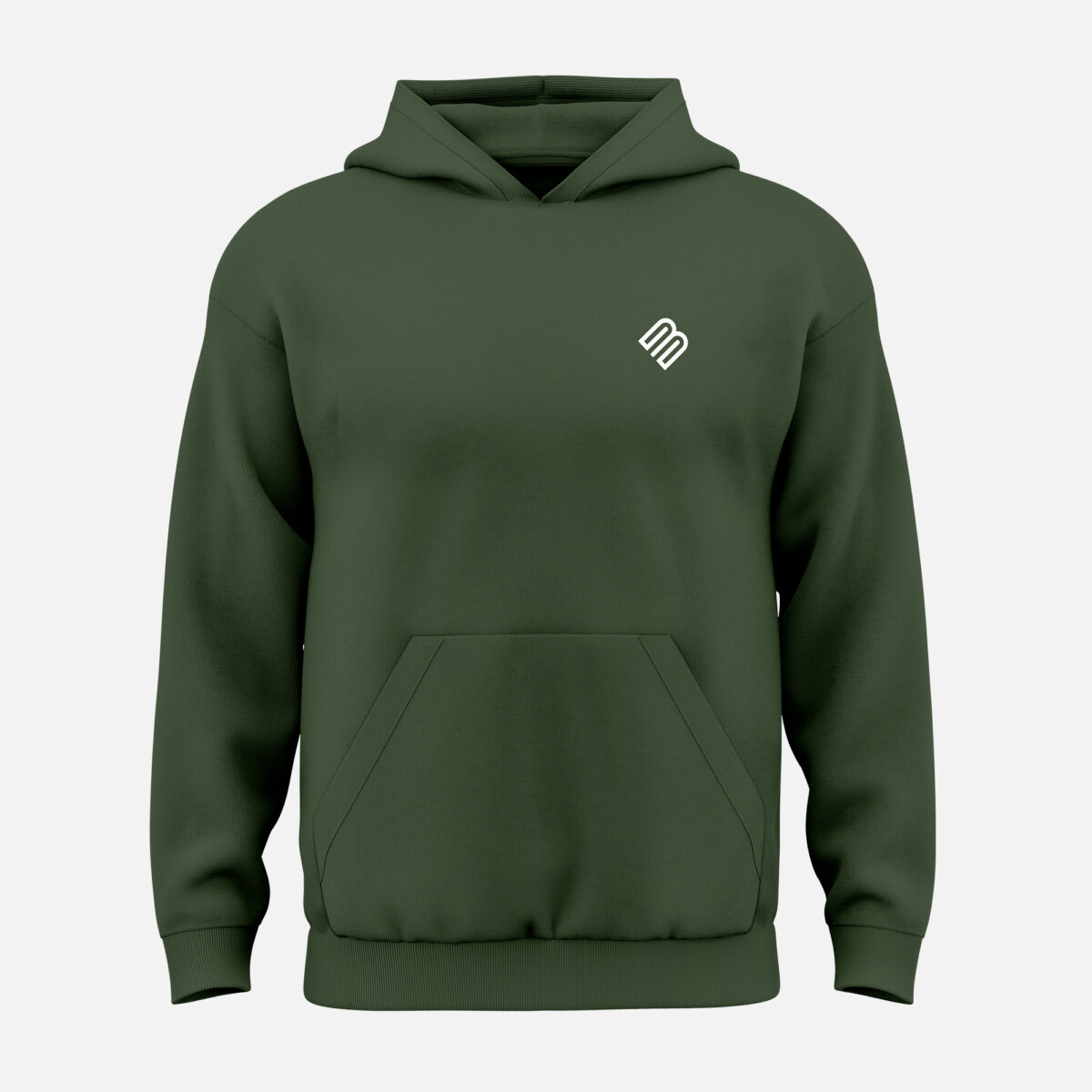 EDW Hoodie in Earthy Green