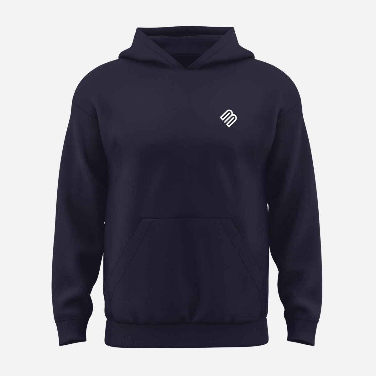 EDW Hoodie in Navy Blue