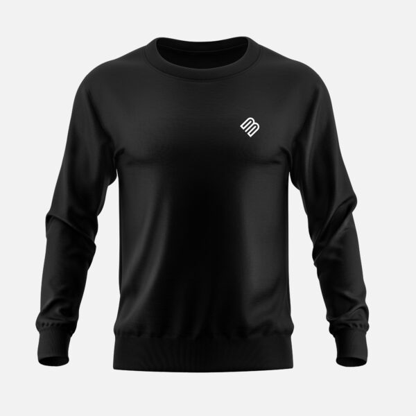 EDW Sweatshirt in Deep Black